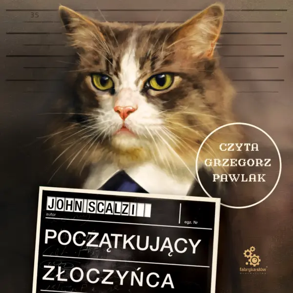 Początkujący złoczyńca — okładka audiobooka