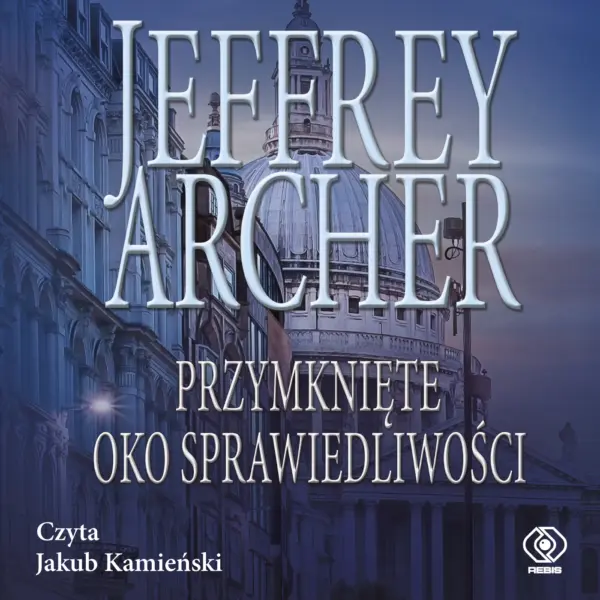 Przymknięte oko sprawiedliwości — okładka audiobooka