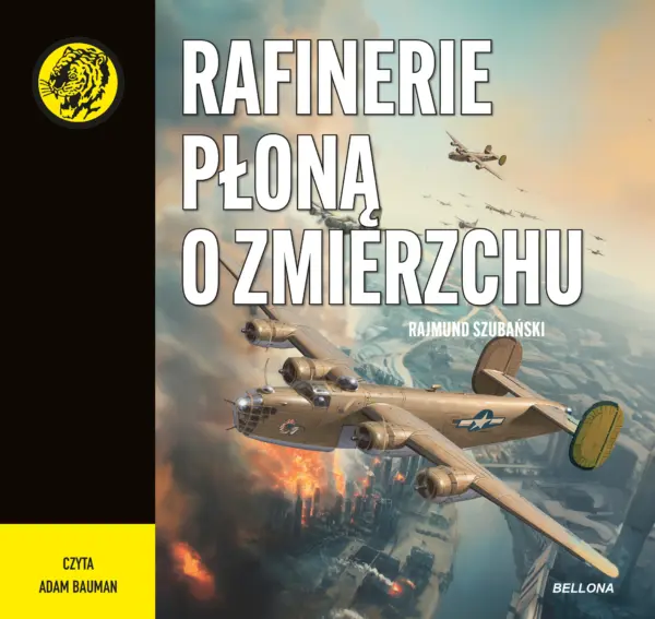 Rafinerie płoną o zmierzchu — okładka audiobooka