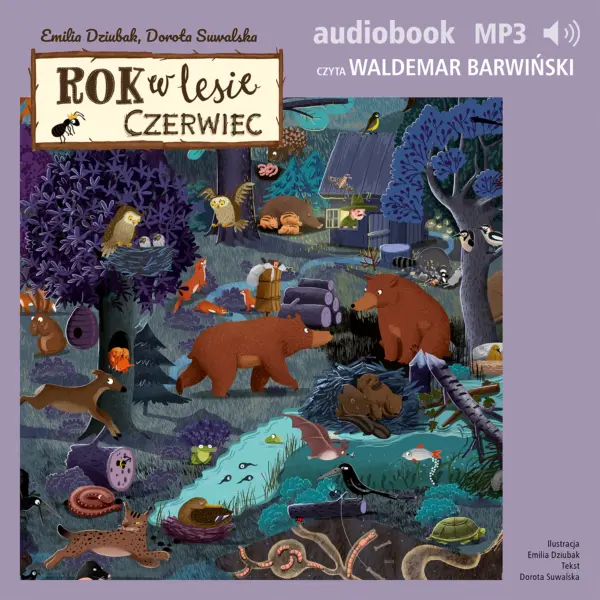 Rok w lesie. Czerwiec — okładka audiobooka