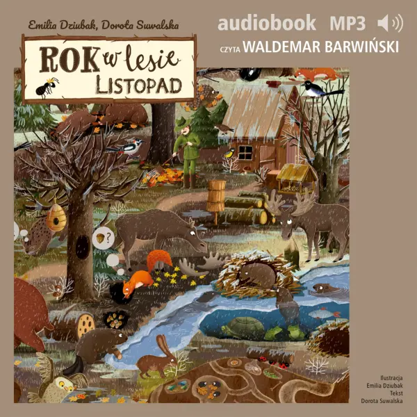 Rok w lesie. Listopad — okładka audiobooka