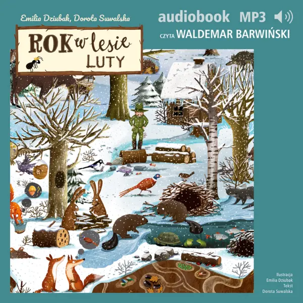 Rok w lesie. Luty — okładka audiobooka