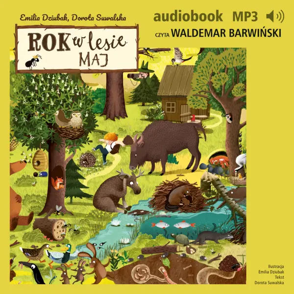 Rok w lesie. Maj — okładka audiobooka