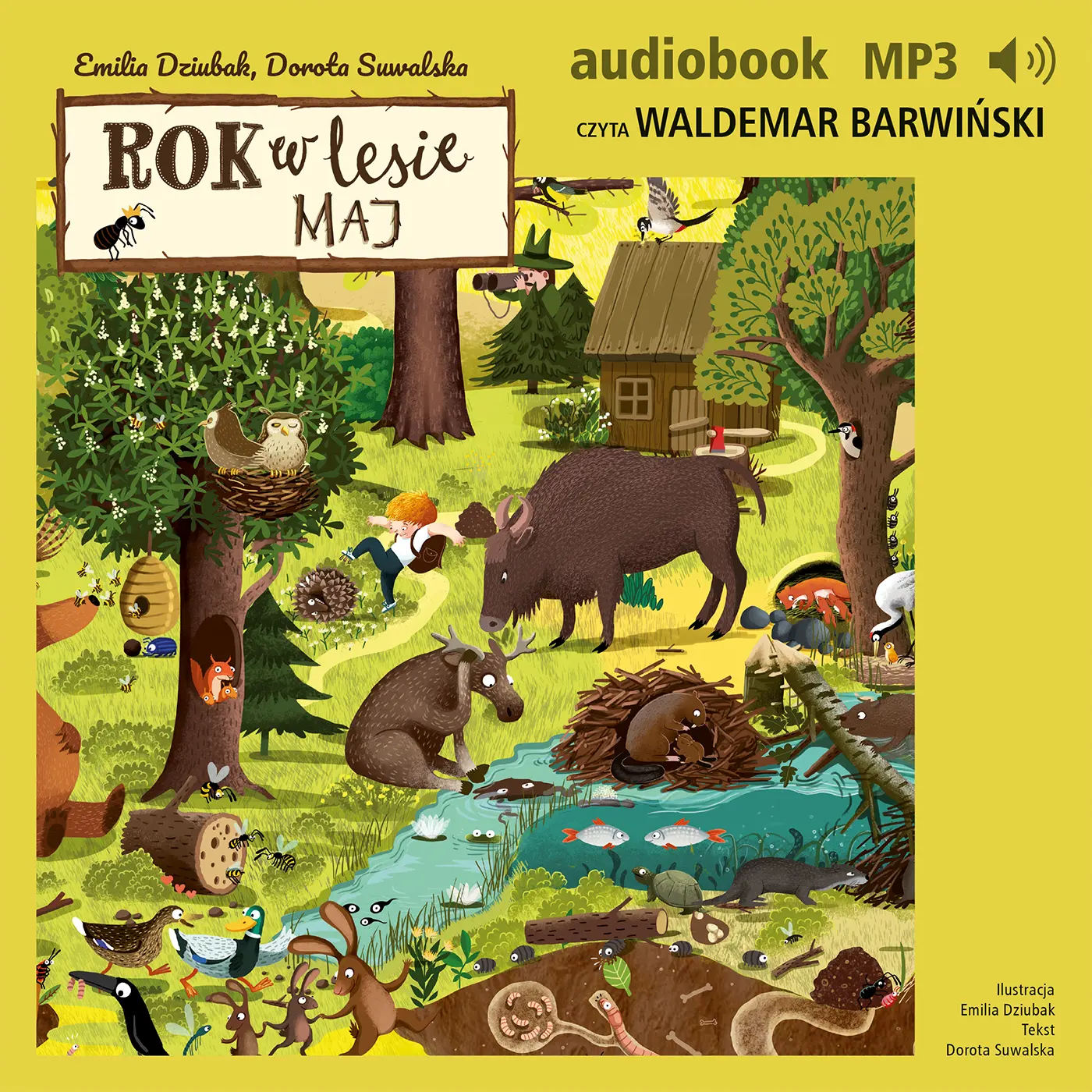 Rok w lesie. Maj — okładka audiobooka