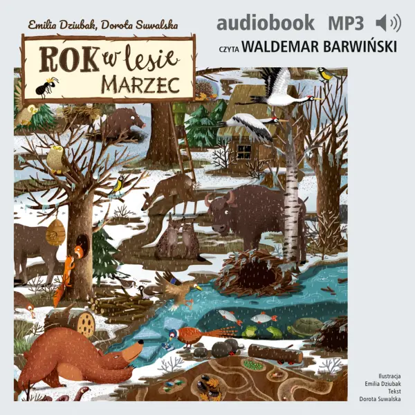 Rok w lesie. Marzec — okładka audiobooka