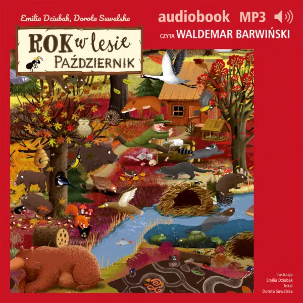 Rok w lesie. Październik — okładka audiobooka
