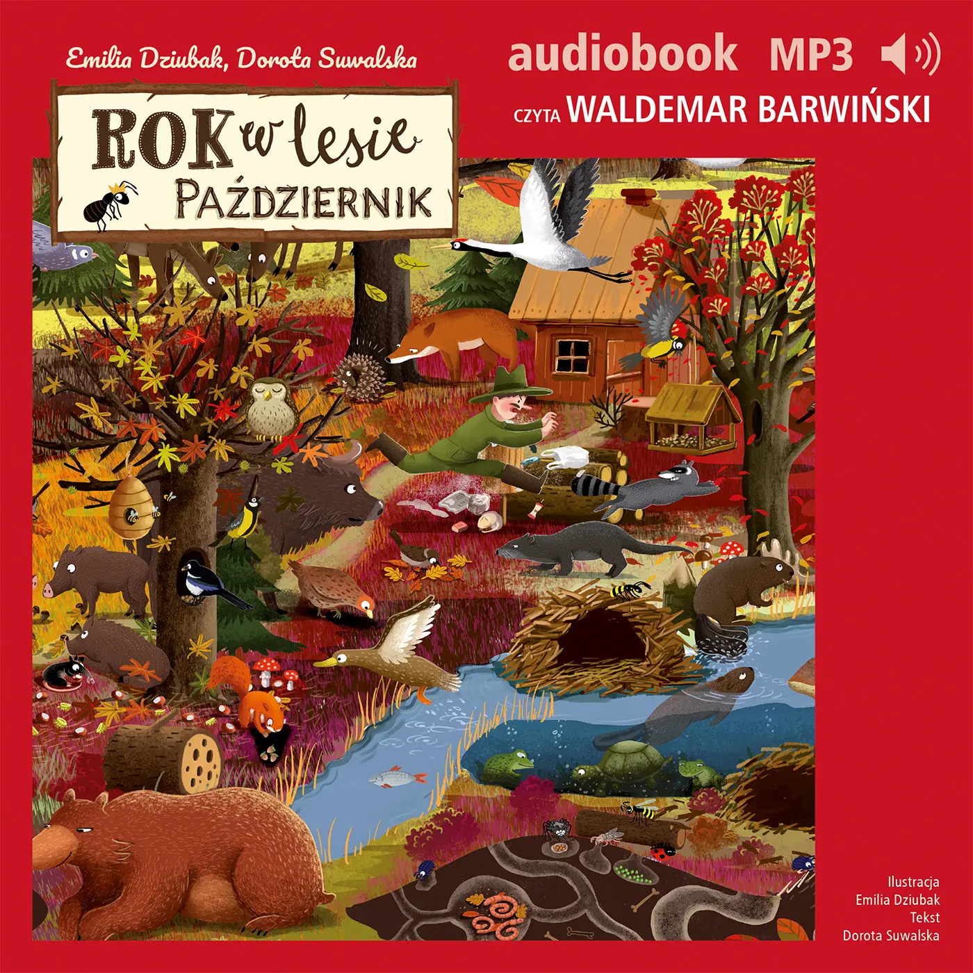 Rok w lesie. Październik — okładka audiobooka