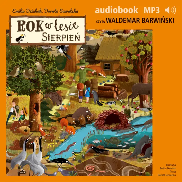 Rok w lesie. Sierpień — okładka audiobooka