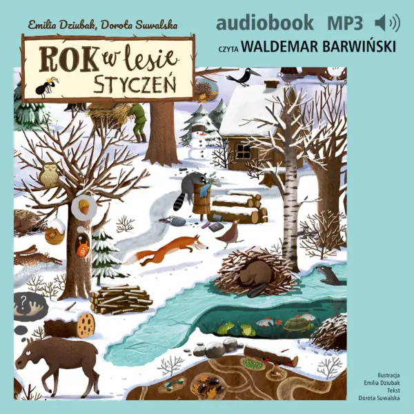 Rok w lesie. Styczeń — okładka audiobooka