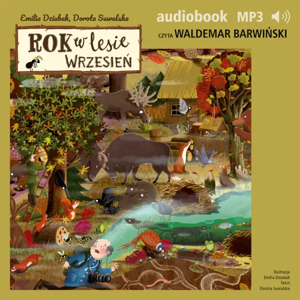 Rok w lesie. Wrzesień — okładka audiobooka