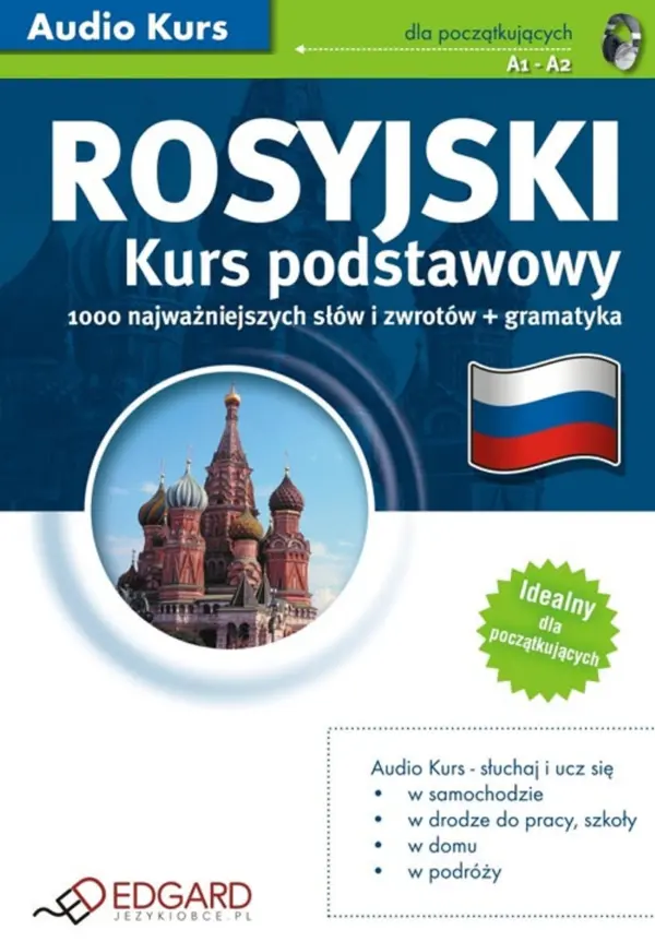 Rosyjski Kurs Podstawowy — okładka audiobooka