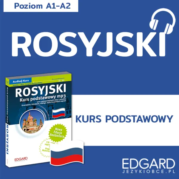 Rosyjski. Kurs podstawowy — okładka audiobooka