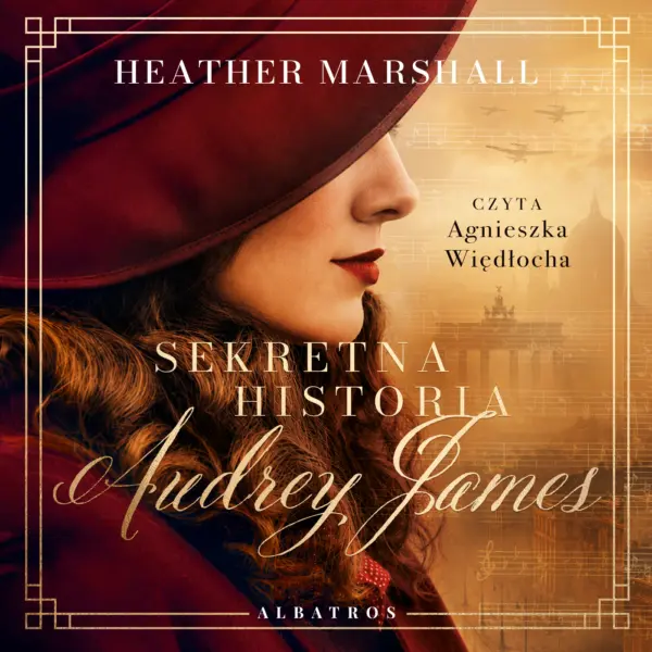 Sekretna historia Audrey James — okładka audiobooka