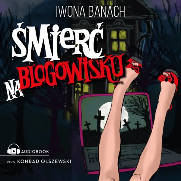 Śmierć na blogowisku — okładka audiobooka