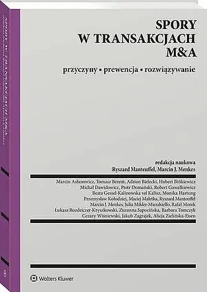 Spory w transakcjach M&A — okładka e-booka