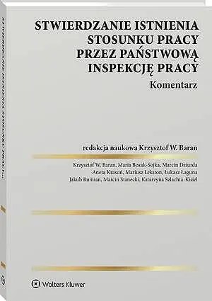 Stwierdzanie istnienia stosunku pracy przez Państwową Inspekcję Pracy. Komentarz — okładka e-booka