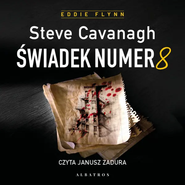 Świadek numer 8 — okładka audiobooka