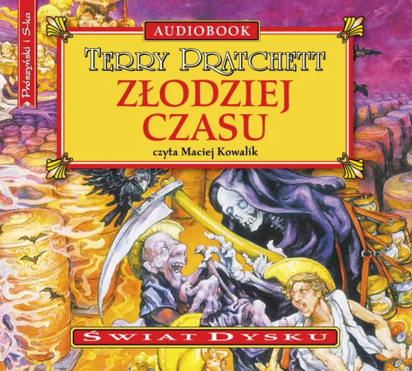 Świat Dysku. Złodziej czasu — okładka audiobooka