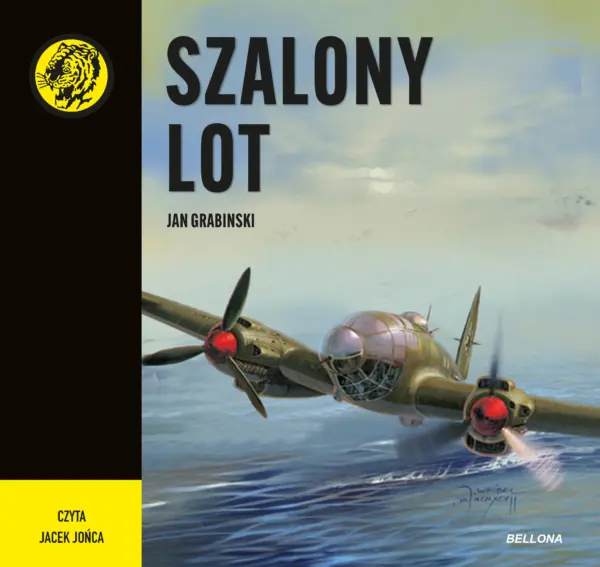 Szalony lot — okładka audiobooka