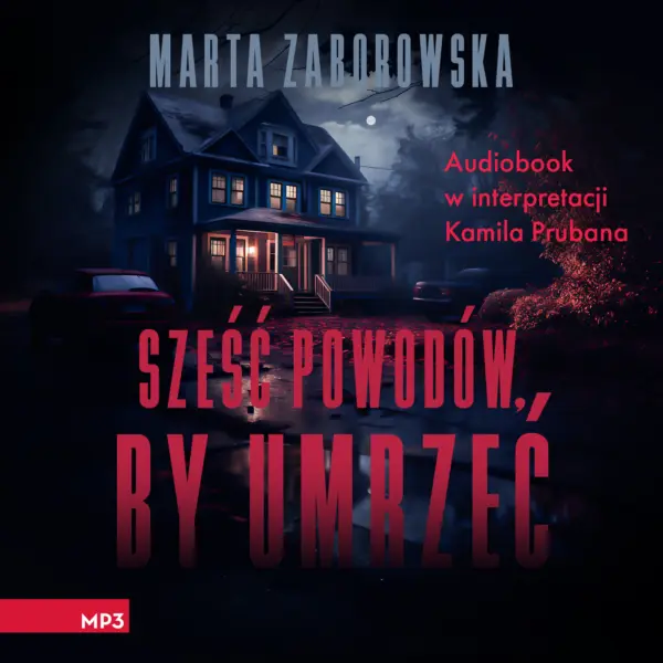 Sześć powodów by umrzeć — okładka audiobooka