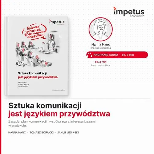 Sztuka komunikacji jest językiem przywództwa — okładka audiobooka