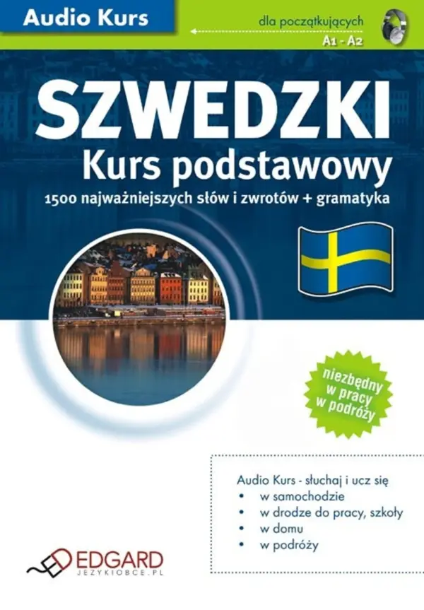 Szwedzki Kurs Podstawowy — okładka audiobooka