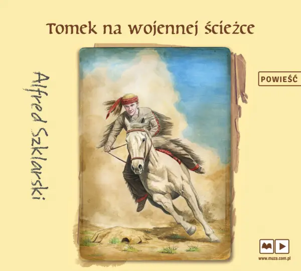 Tomek na wojennej ścieżce — okładka audiobooka