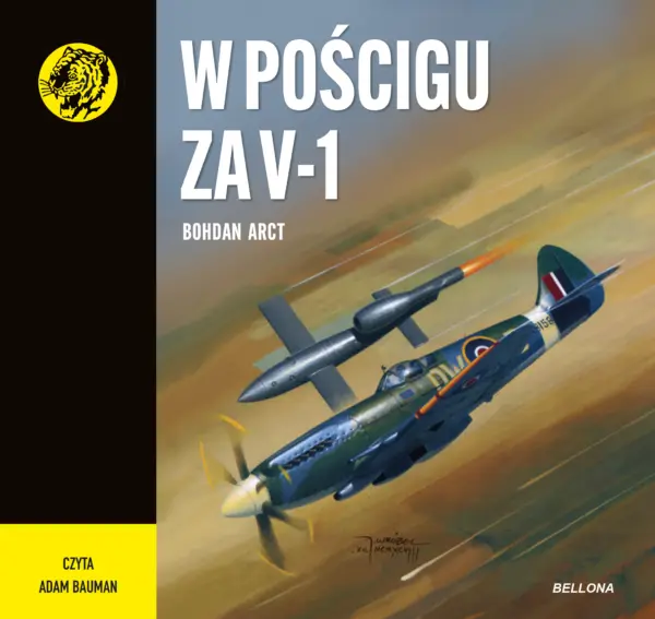W pościgu za V-1. Żółty tygrys — okładka audiobooka