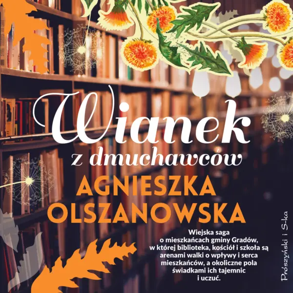 Wianek z dmuchawców — okładka audiobooka