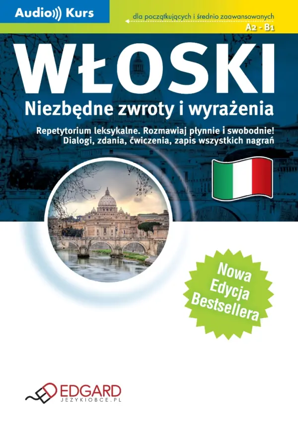Włoski Niezbędne zwroty i wyrażenia — okładka audiobooka