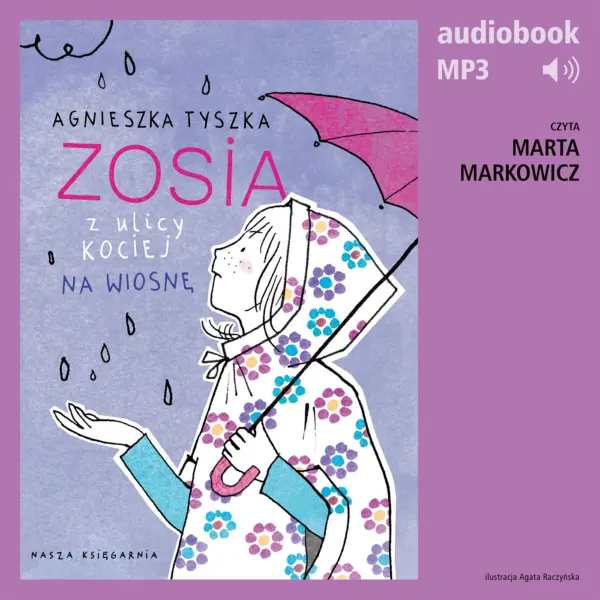 Zosia z ulicy Kociej 5. Na wiosnę — okładka audiobooka
