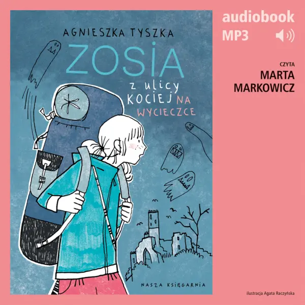 Zosia z ulicy Kociej 6. Na wycieczce — okładka audiobooka