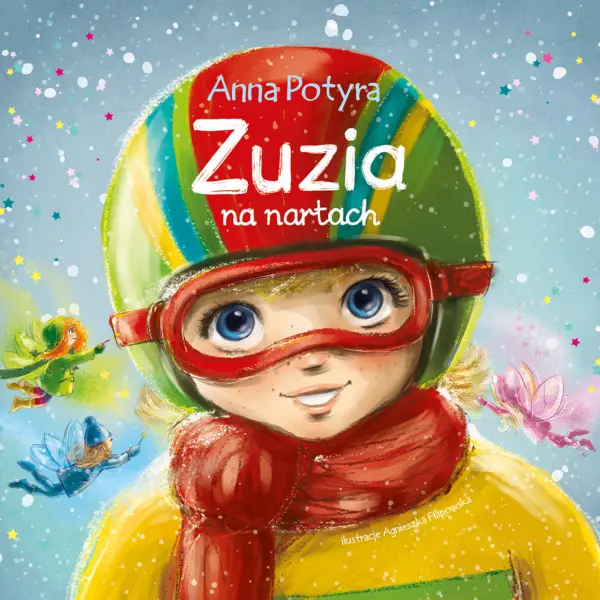 Zuzia na nartach (audiobook) — okładka audiobooka